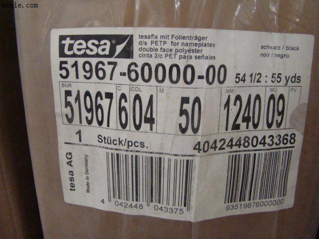 TESA51967黑色双面胶